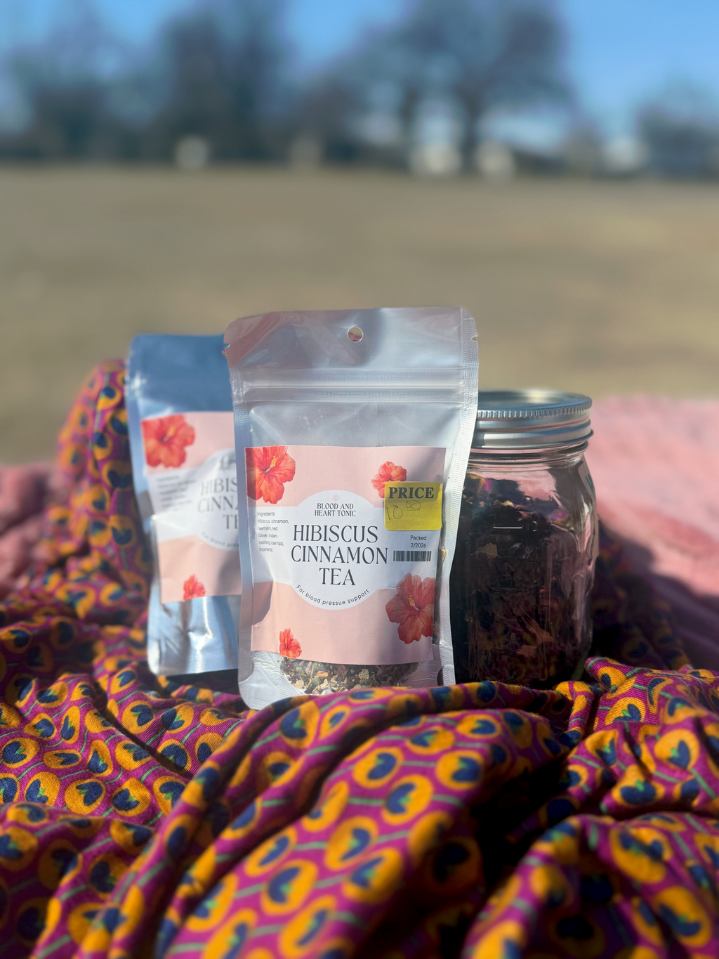 Hibiscus Cinnamon Blood Pressure Tea